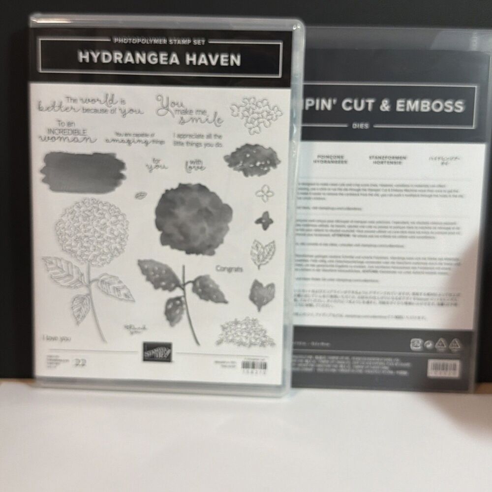Stampin’ Up! HYDRANGEA HAVEN Stamp Set & Hydrangea Dies Bundle Retired